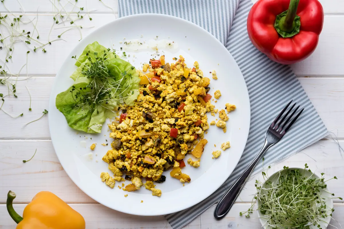 Fresh Ingredients for Making Farro with Blistered Tomatoes and Pesto