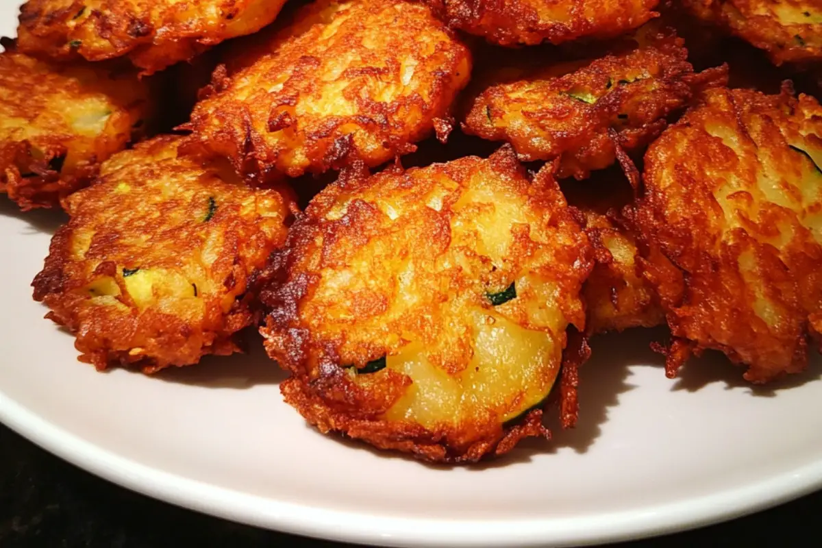 Crispy Potato and Zucchini Fritters