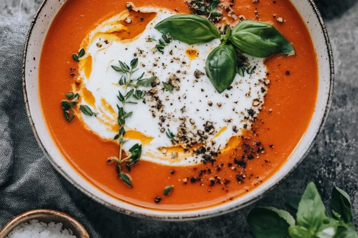 Creamy Chunky Tomato Soup