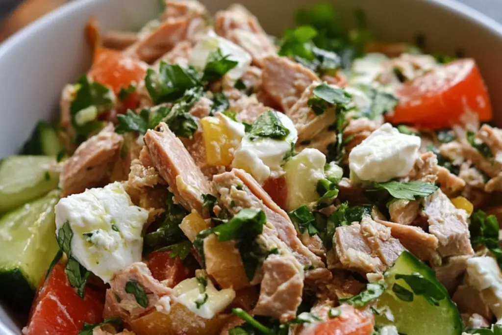 Healthy Mediterranean Tuna Salad Recipe