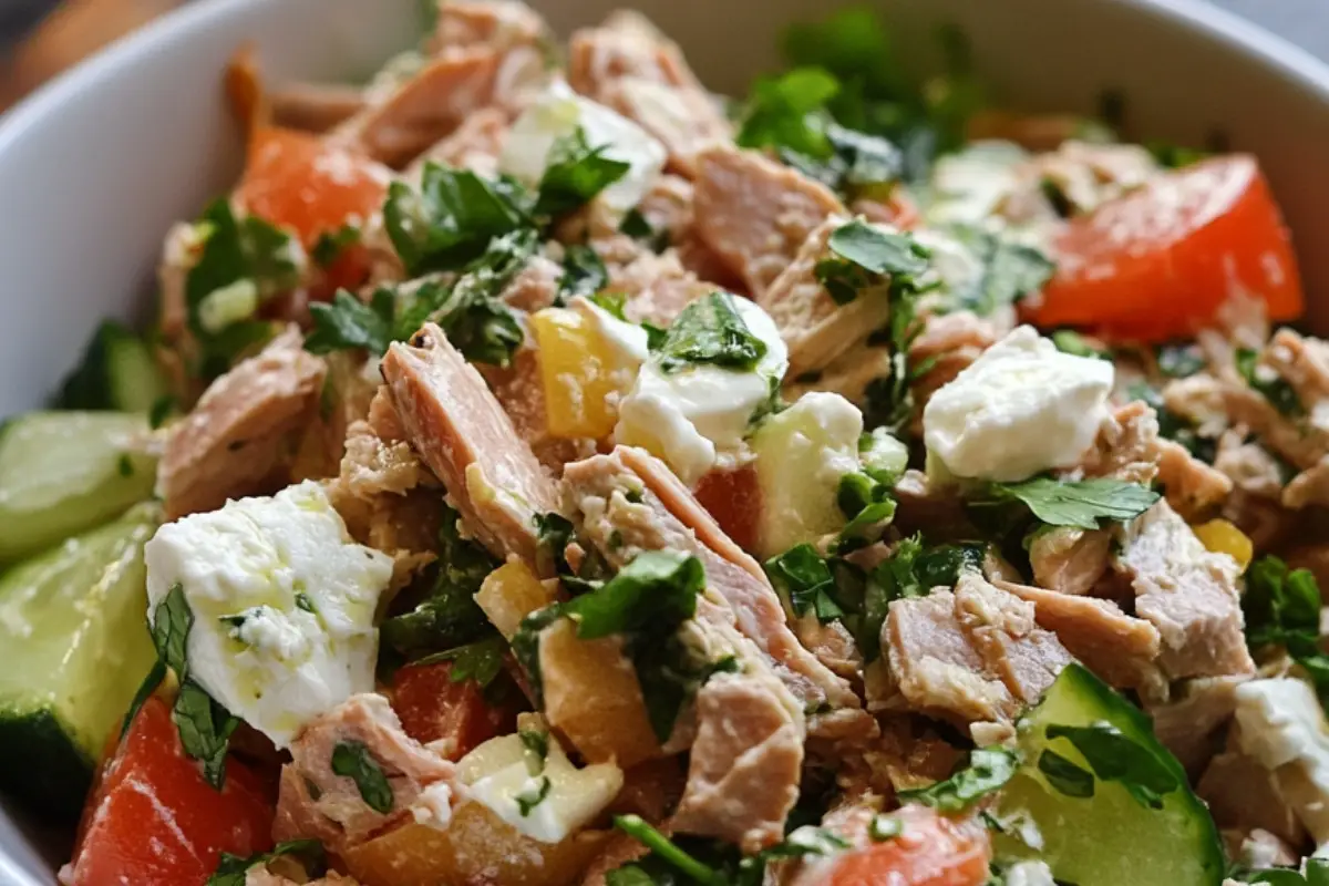 Healthy Mediterranean Tuna Salad Recipe