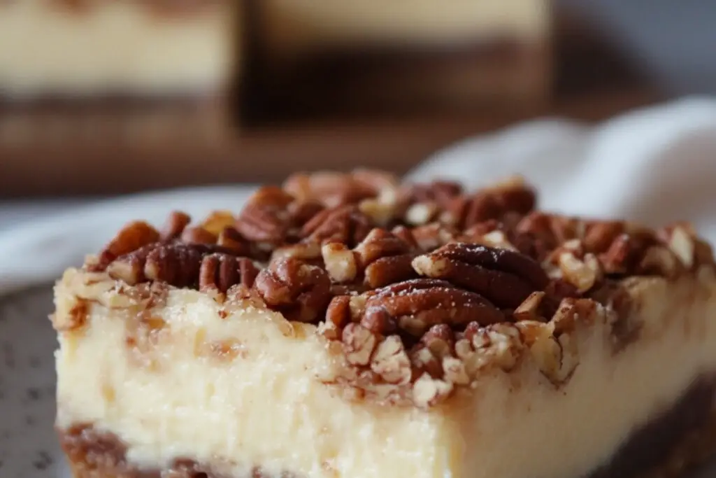 Pecan Pie Cheesecake Bars