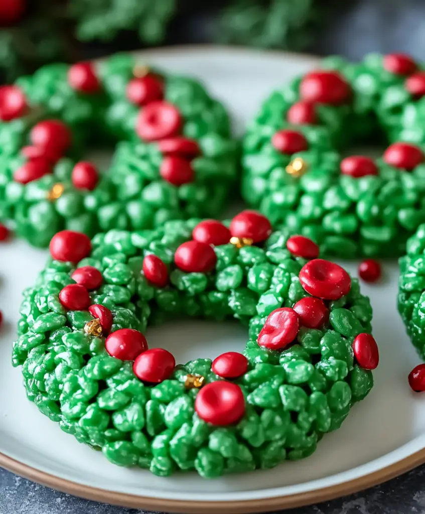 Christmas Wreath Cookies