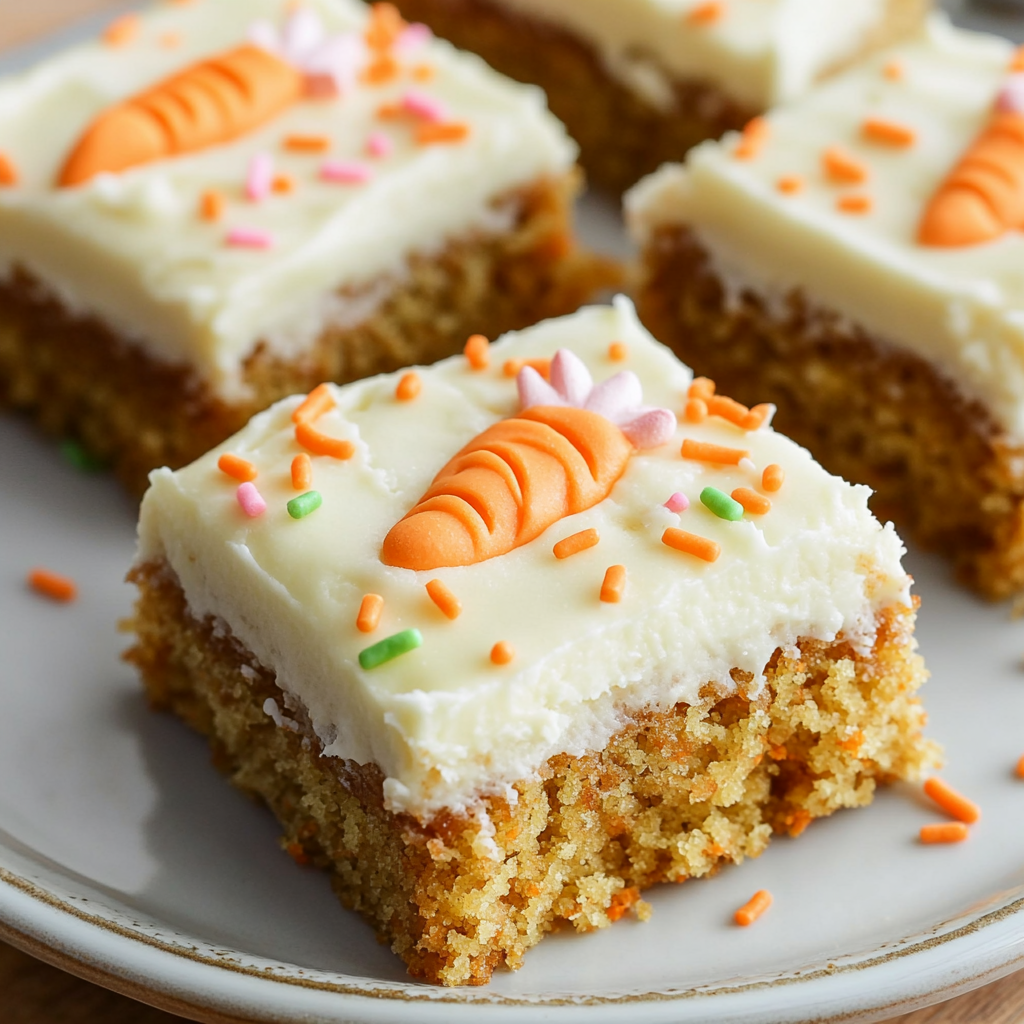 Carrot Cake Bars with Cream Cheese Frosting