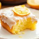 Orange Poke Cake With Honey-Orange Glaze 🍊🍰