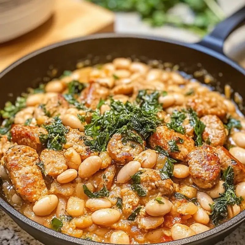 Sausage And White Bean Skillet