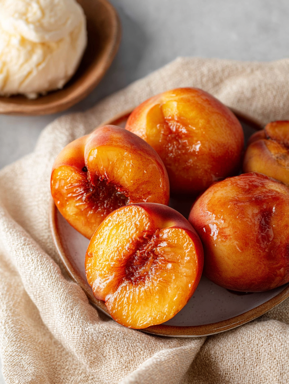Air Fryer Peaches