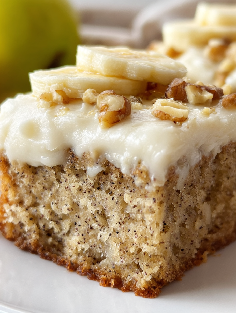 Amazing Banana Bread Cake with Cream Cheese Frosting