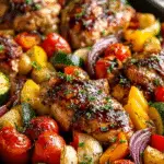 Balsamic Glazed Chicken and Veggies (Sheet Pan)