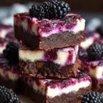 Blackberry Cheesecake Brownies