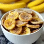 Cinnamon-Sugar Air Fryer Banana Chips
