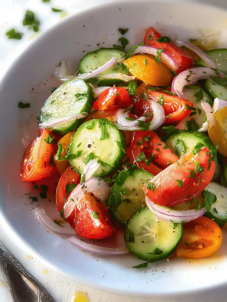 Cucumber Tomato Salad