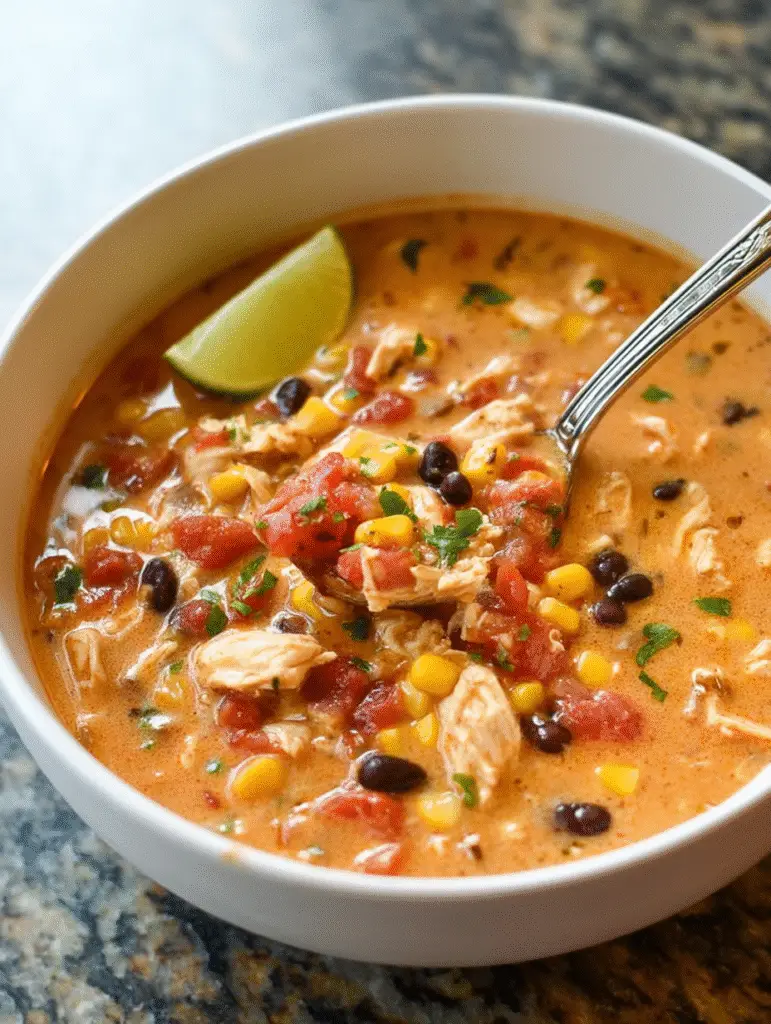 Easy Chicken Taco Soup Recipe