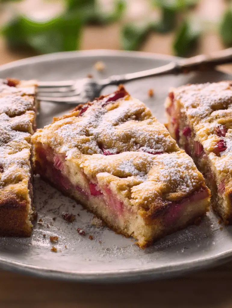 Easy Rhubarb Cake