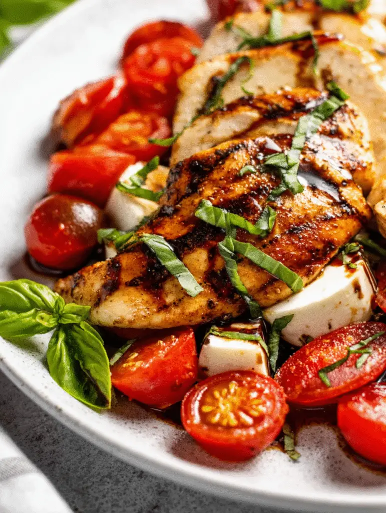 Grilled Chicken Caprese