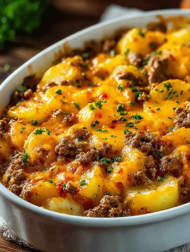 Hobo Casserole with Ground Beef