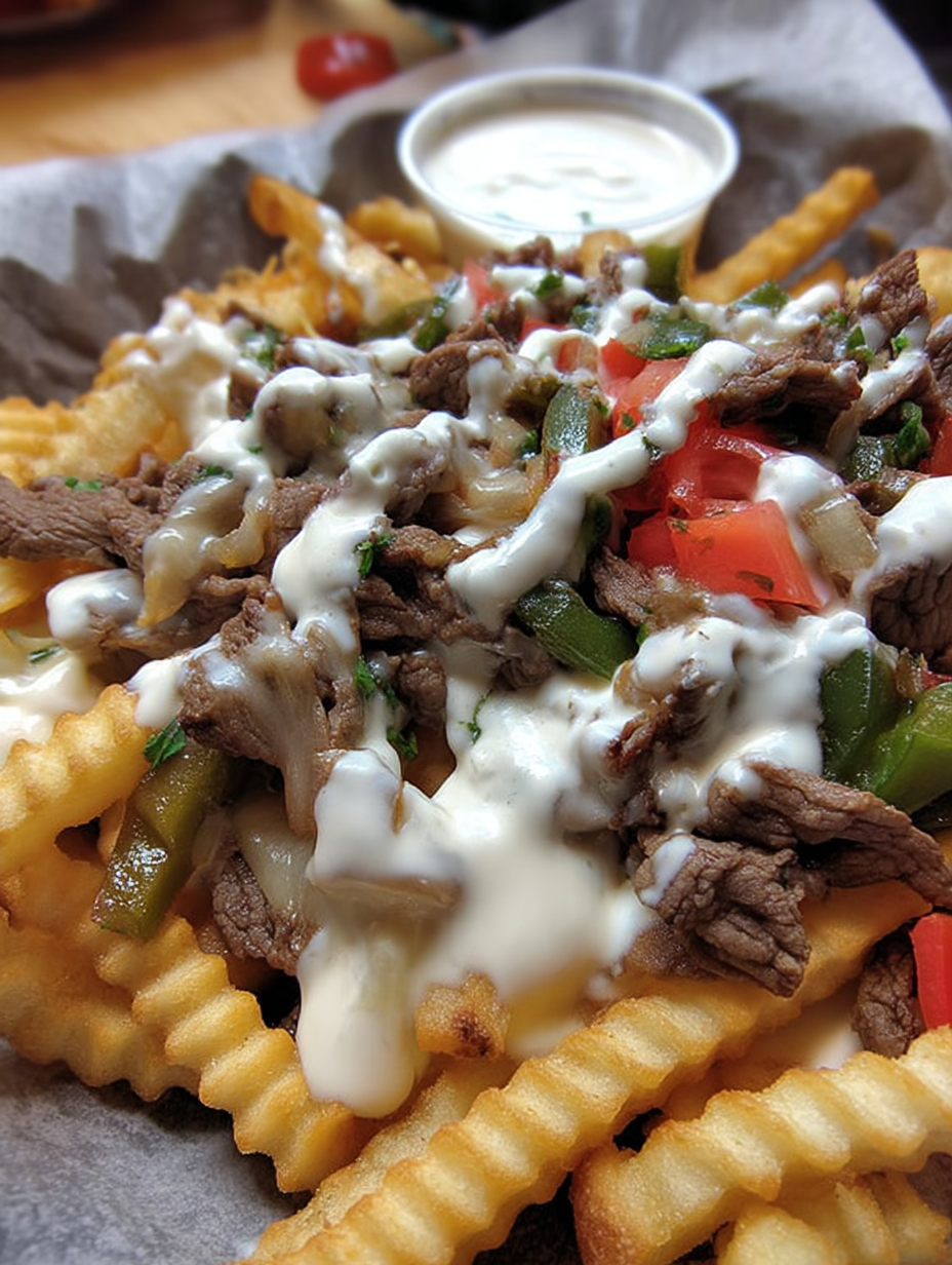 Philly Steak Cheese Fries