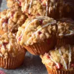 Rhubarb Streusel Muffins