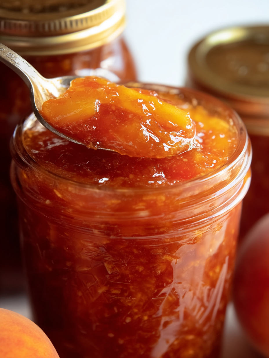 SPICED PEACH JAM