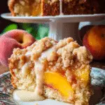 Southern Peach Crumb Cake Recipe