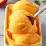 The Best Peach Sorbet Without Ice Cream Maker
