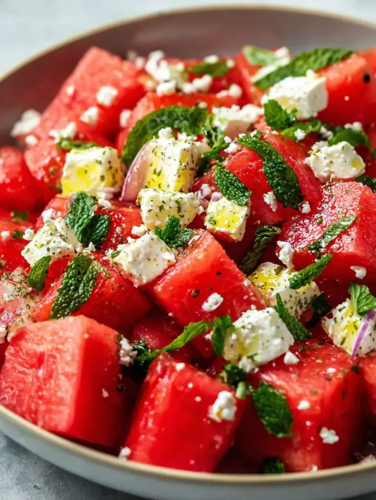 5-Minute Watermelon Feta Salad
