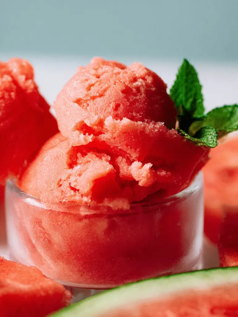 5-Minute Watermelon Sorbet