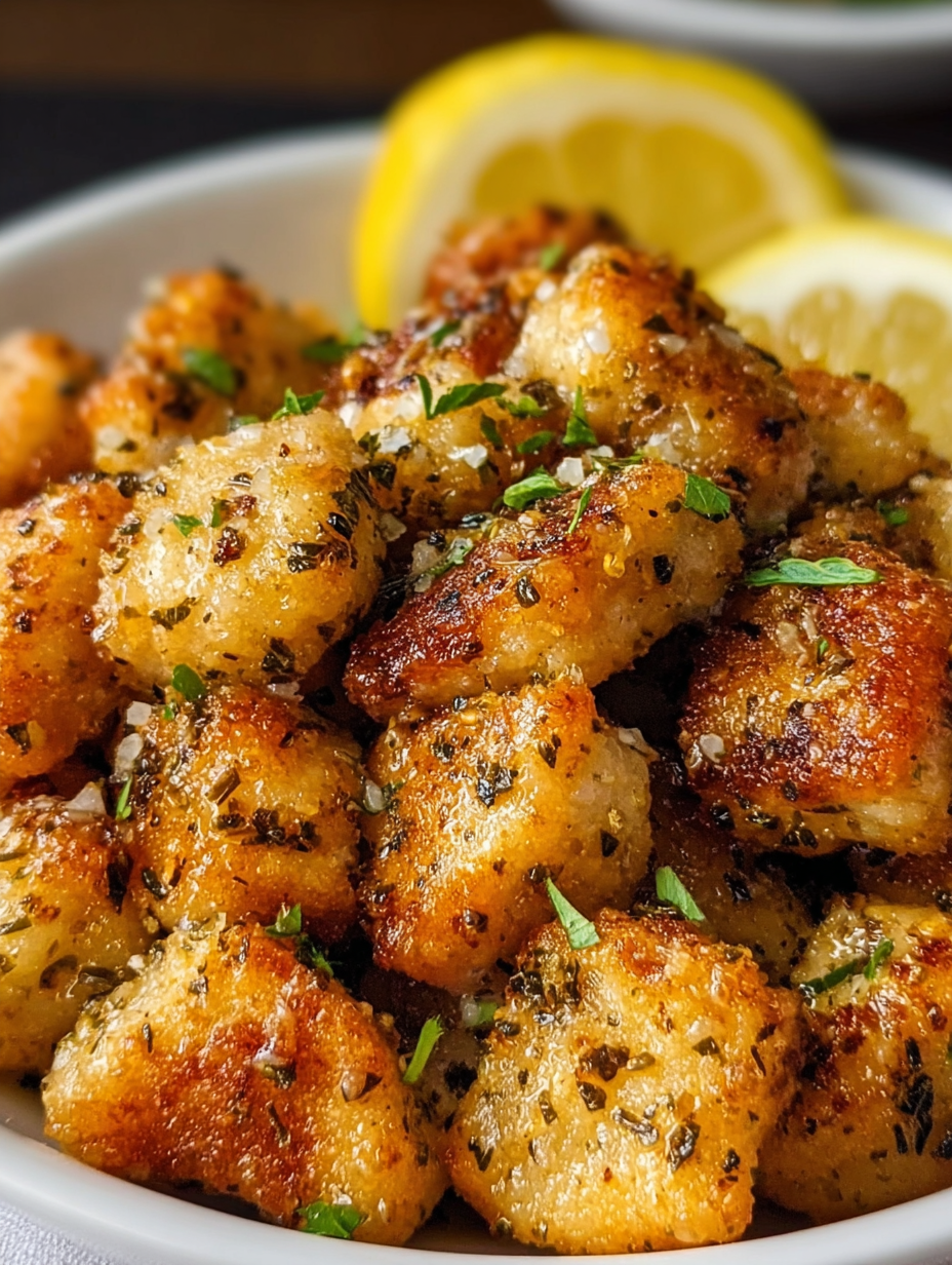 Air Fryer Lemon Chicken Bites