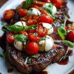 Balsamic Caprese Grilled Steak