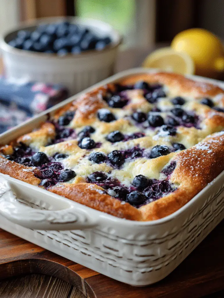 Blueberry Buttermilk Pancake Casserole Recipe