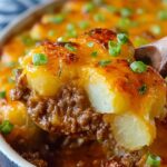 Cheesy Hamburger Potato Casserole