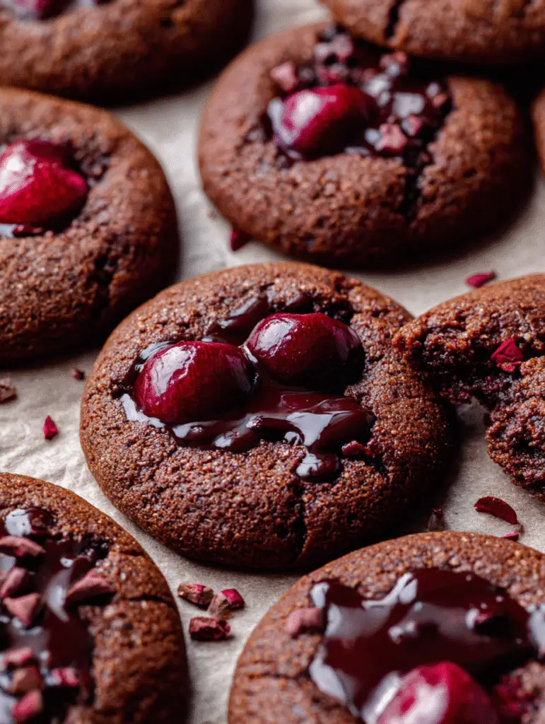 Chocolate Cherry Cookies