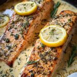 Creamy Lemon & Herb Salmon