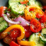 Cucumber Sweet Pepper Salad