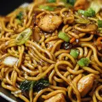 Garlic Chicken Lo Mein