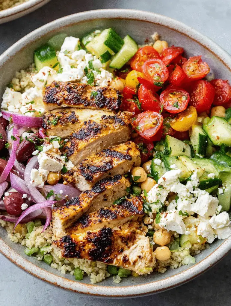 Greek Chicken Bowl