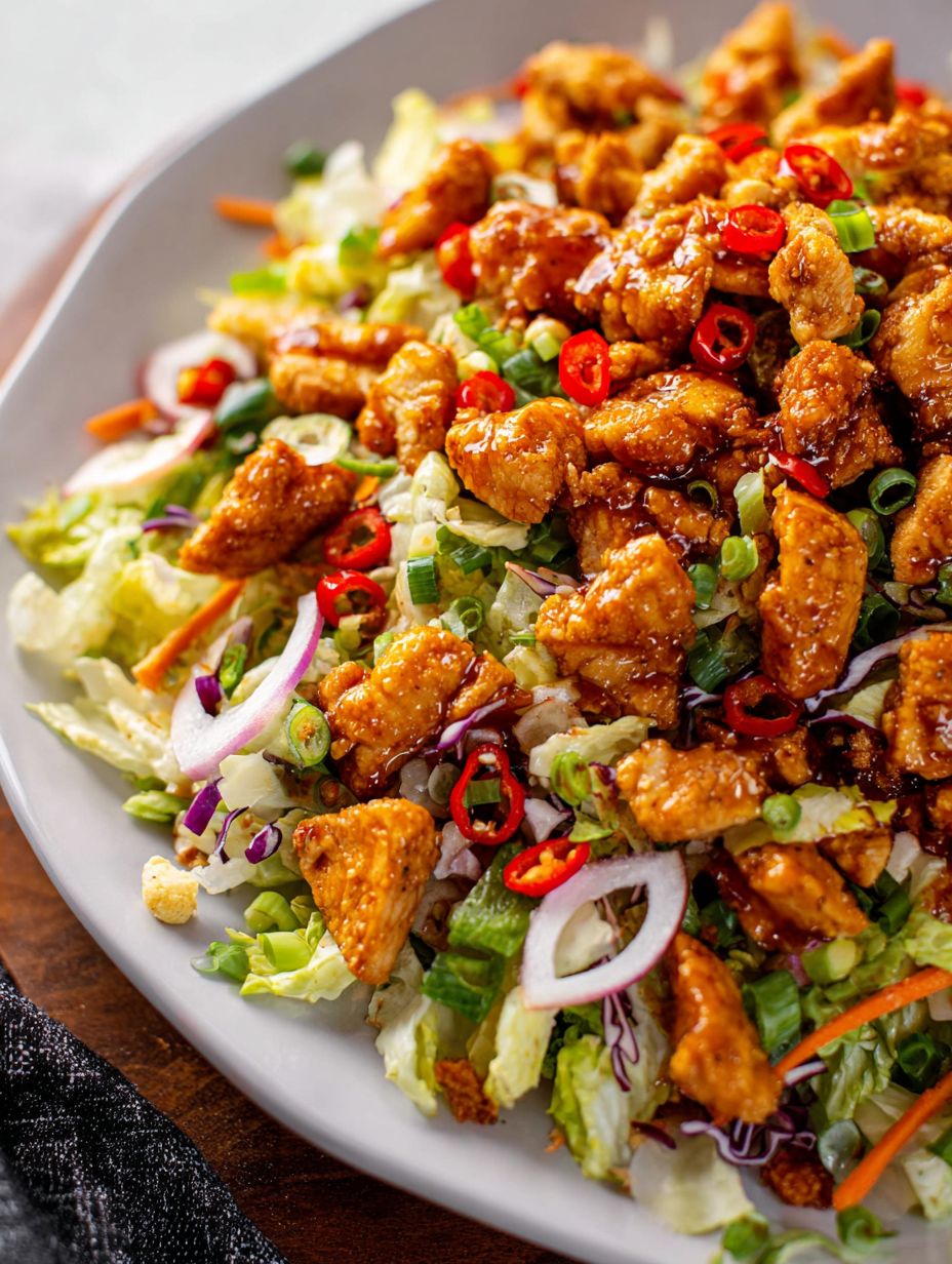 Honey Hot Chicken Salad