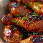 Honey Soy Baked Chicken Drumsticks