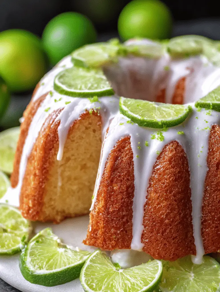 Key Lime Pound Cake
