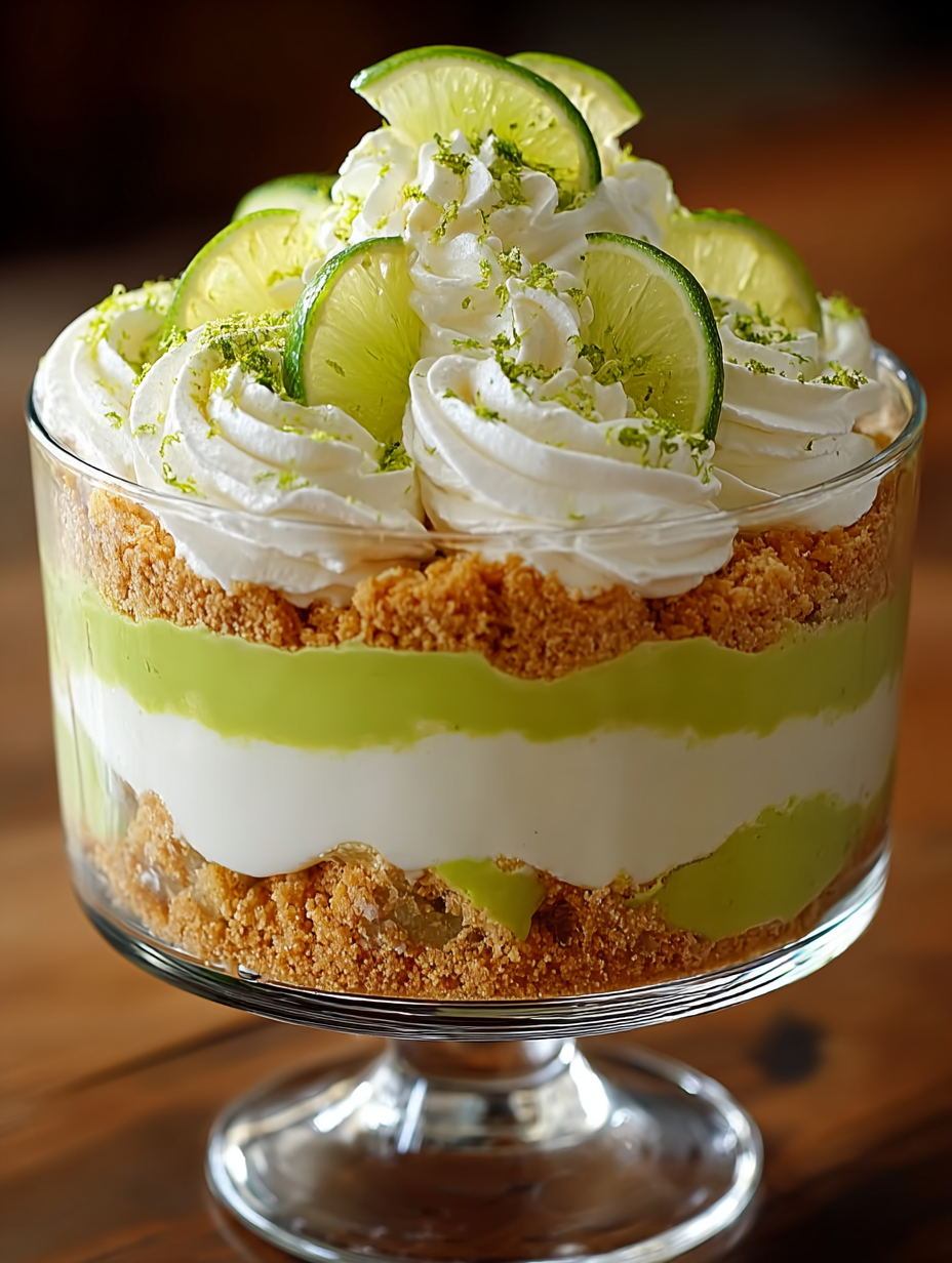 Key lime pie is sweet and delicious