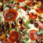 Low Carb Pizza Casserole