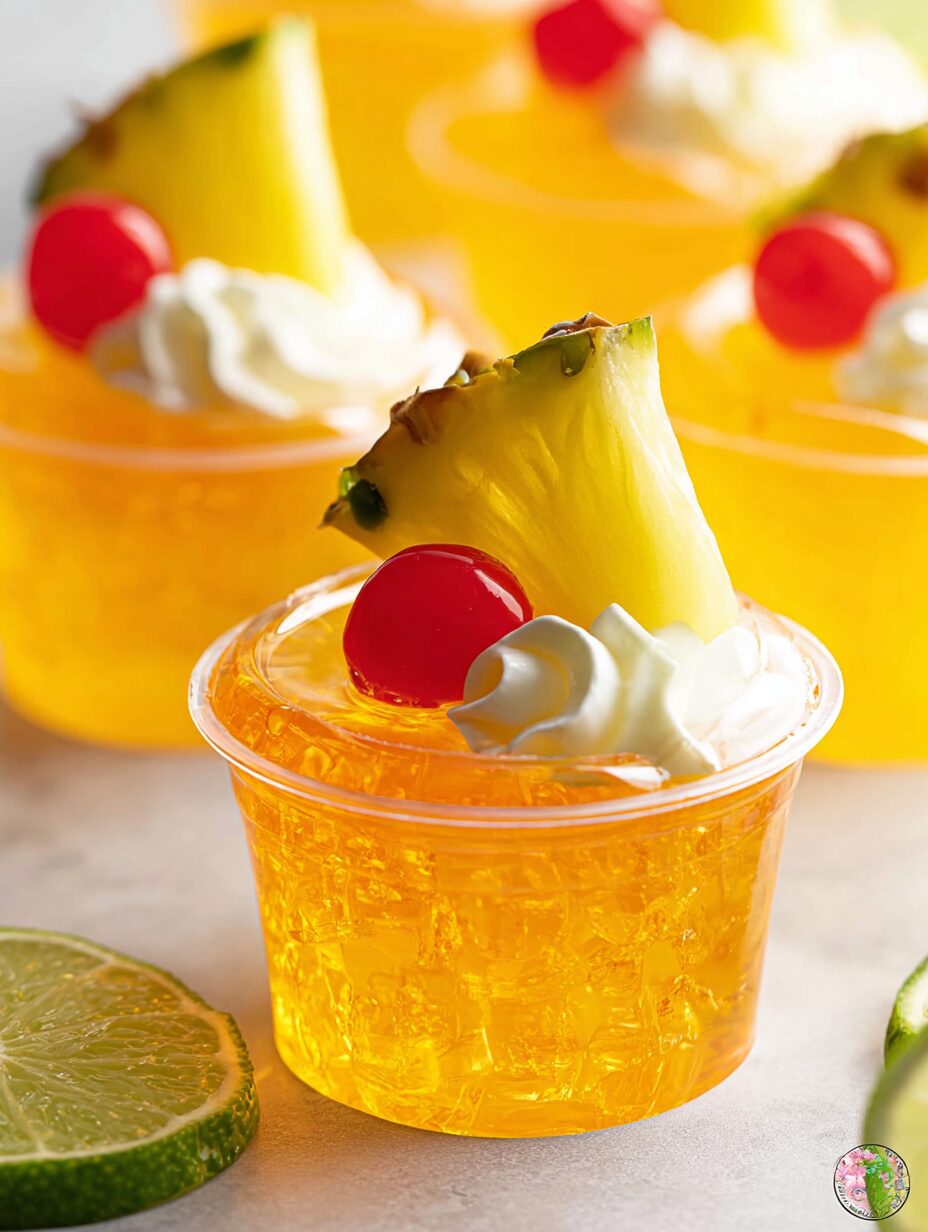 Mai Tai Jello Shots