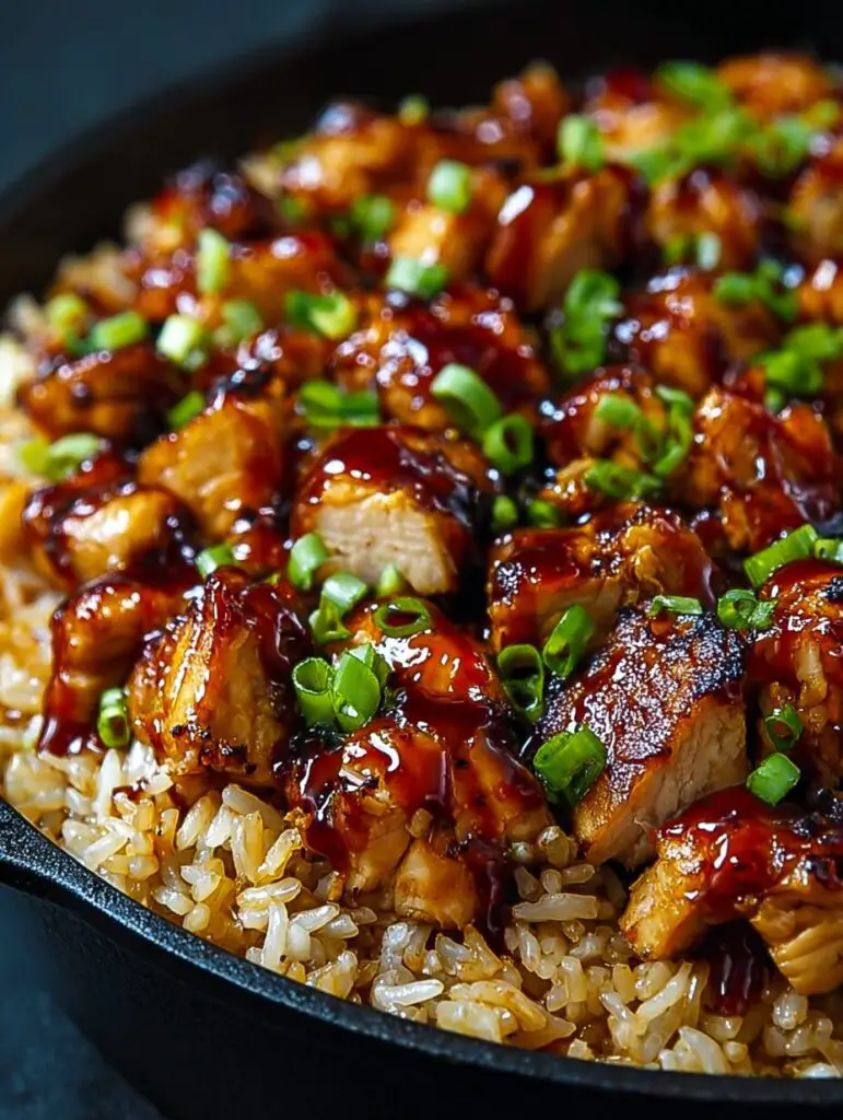 One-Pan Bold Honey BBQ Chicken Rice