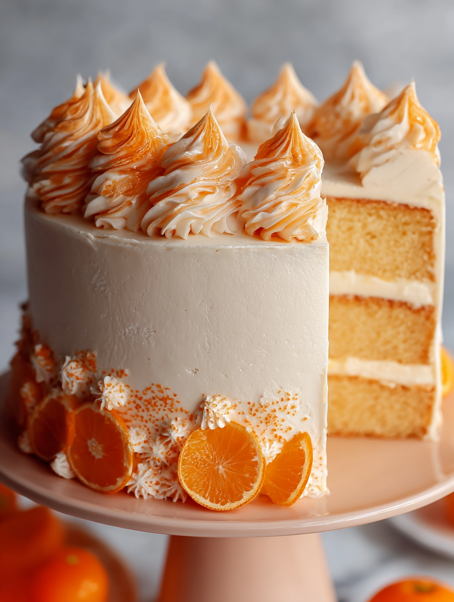Orange Creamsicle Cake
