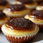 Queijadas Portuguese Custard Cupcakes close-up