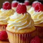 Raspberry Lemon Heaven Cupcakes