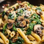 Spinach Mushroom Pasta