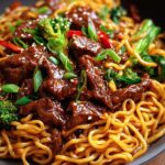 Sticky Beef Noodles