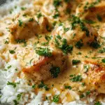 THE RECIPE For Creamy Smothered Chicken and Rice