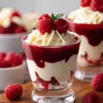 White Chocolate Raspberry Parfaits